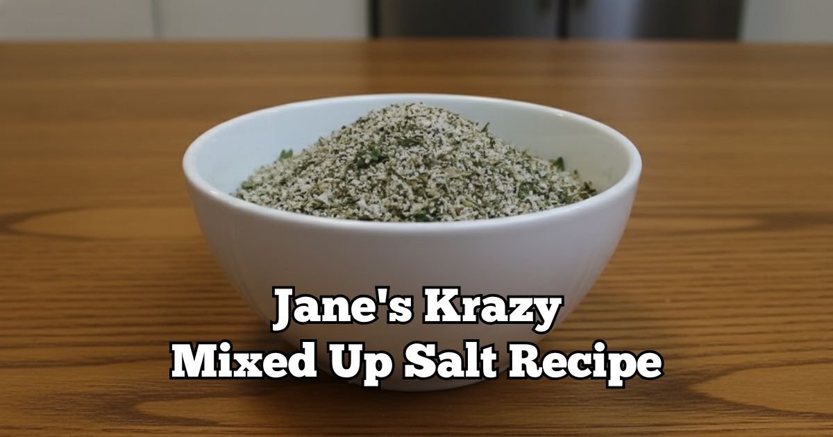 Jane's Krazy Mixed Up Salt Recipe