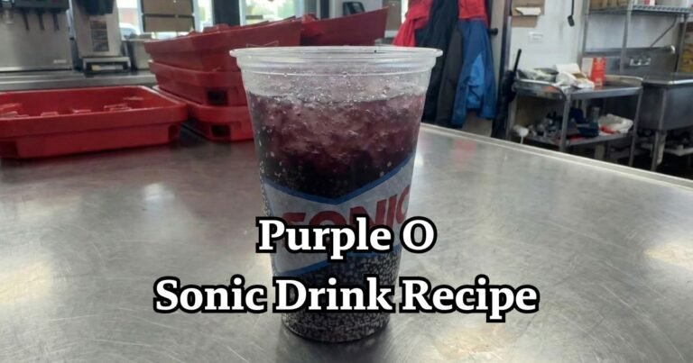 Purple O Sonic Drink Recipe