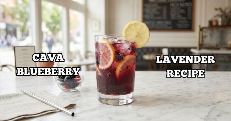 Cava Blueberry Lavender Recipe