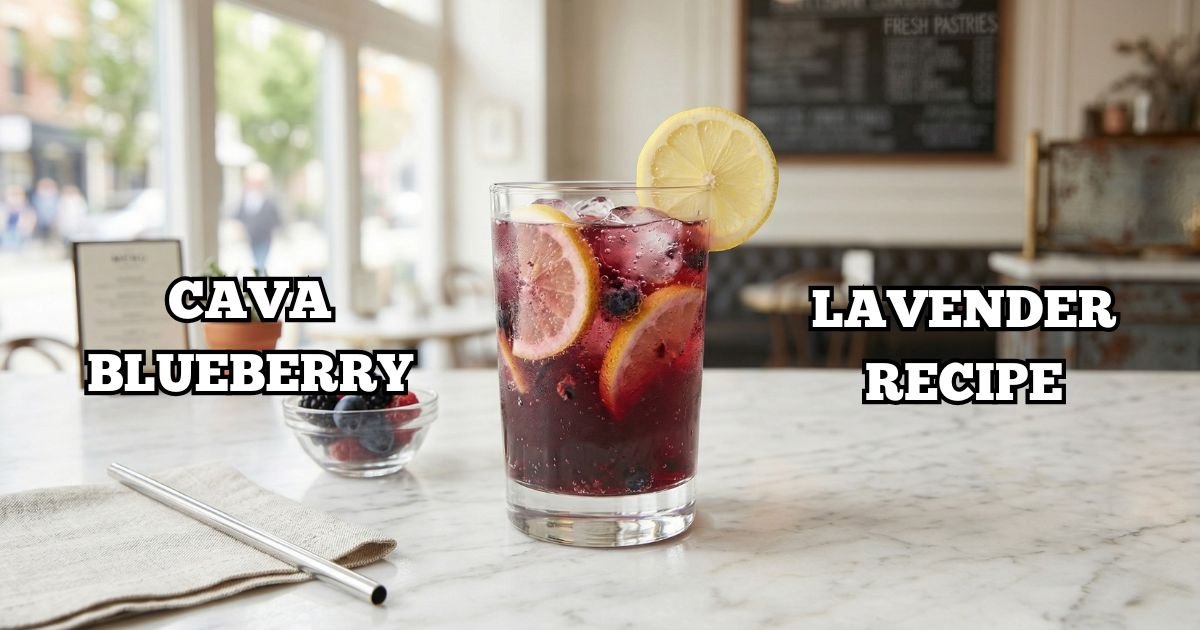 Cava Blueberry Lavender Recipe