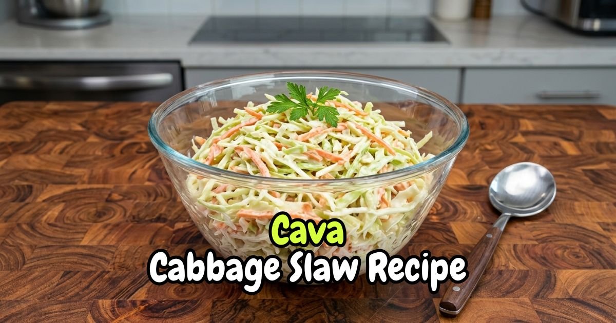 Cava Cabbage Slaw Recipe