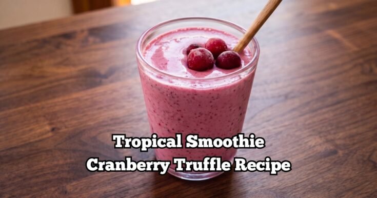 Tropical Smoothie Cranberry Truffle Recipe