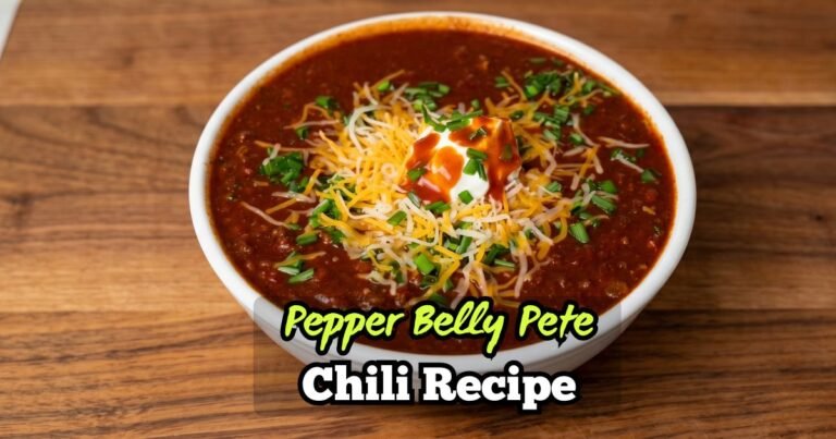 Pepper Belly Pete Chili Recipe