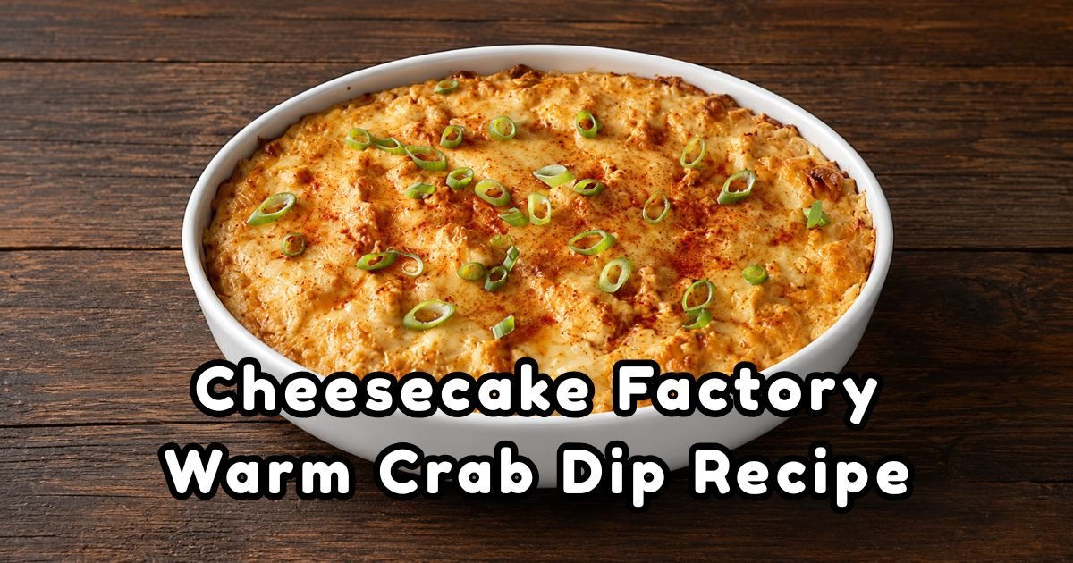 Cheesecake Factory Warm Crab Dip Recipe