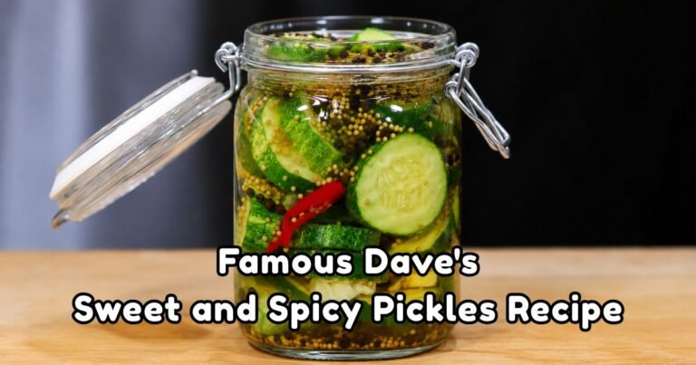 Famous Dave's Sweet and Spicy Pickles Recipe
