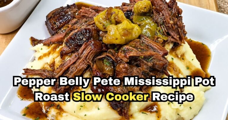 Pepper Belly Pete Mississippi Pot Roast Slow Cooker Recipe