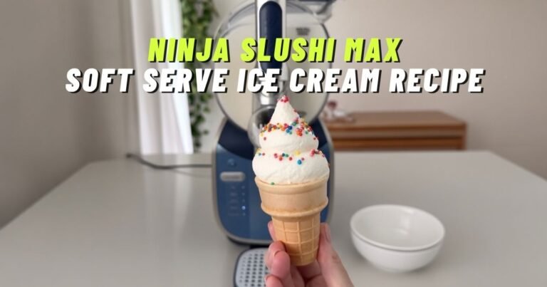 Ninja SLUSHi Max Soft Serve Ice Cream Recipe