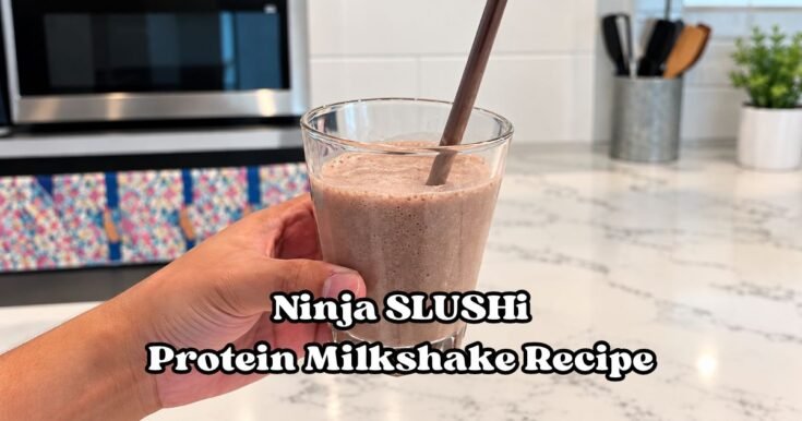 Ninja SLUSHi Protein Milkshake Recipe